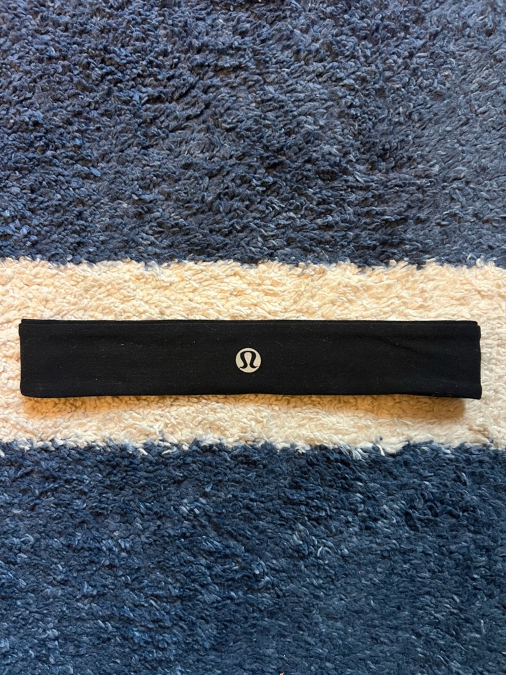 Lululemon Athletica Headband Black With Logo